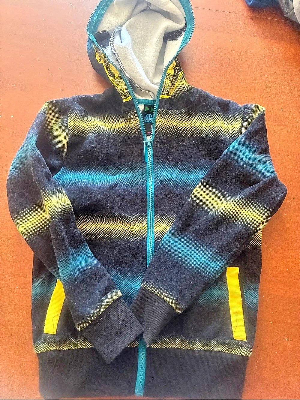 Billieblush Kids Color Block Hooded Jacket